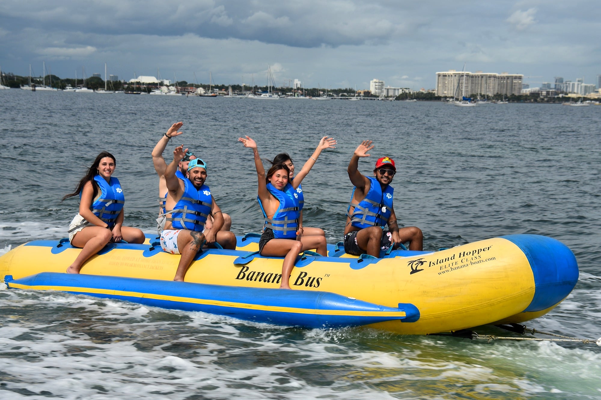 Banana Boat at Miami Parasail — Miami, Dinner Key Marina