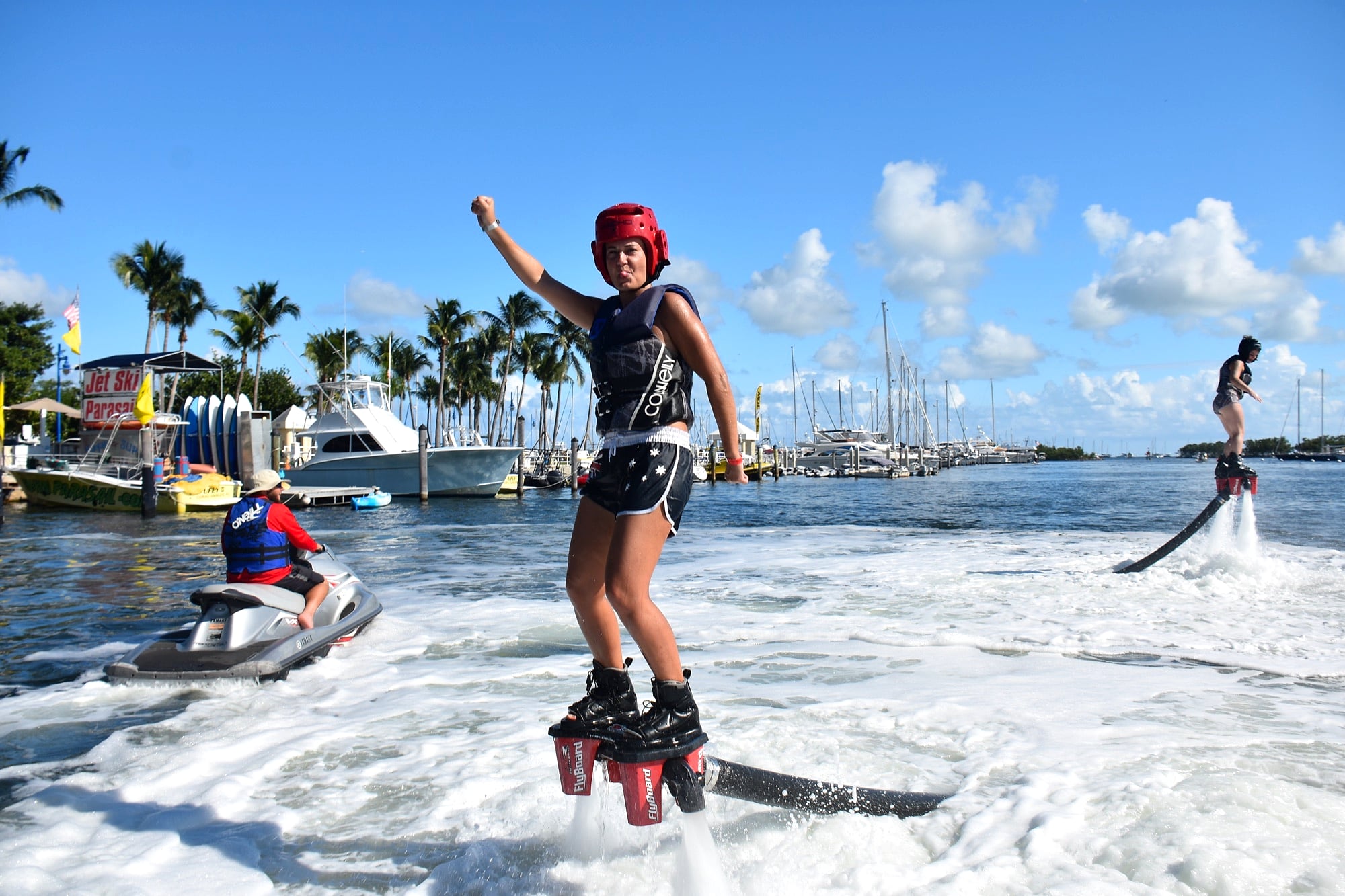 Speed Boat at Miami Parasail — Miami, Dinner Key Marina