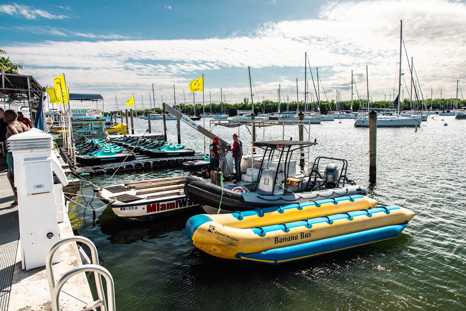 Boat Tour at Miami Parasail — Miami, Dinner Key Marina