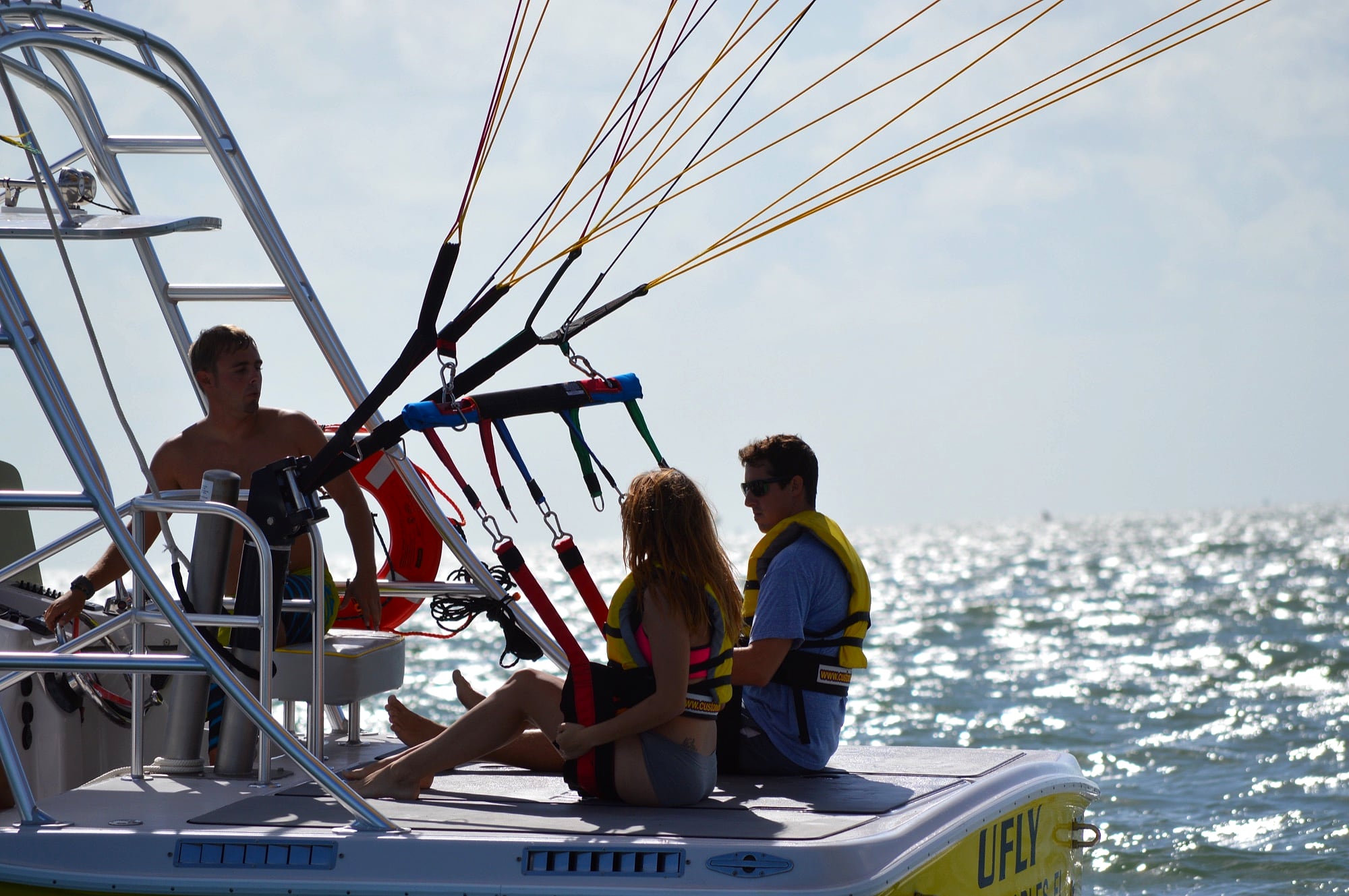 Parasailing at Miami Parasail — Miami, Dinner Key Marina
