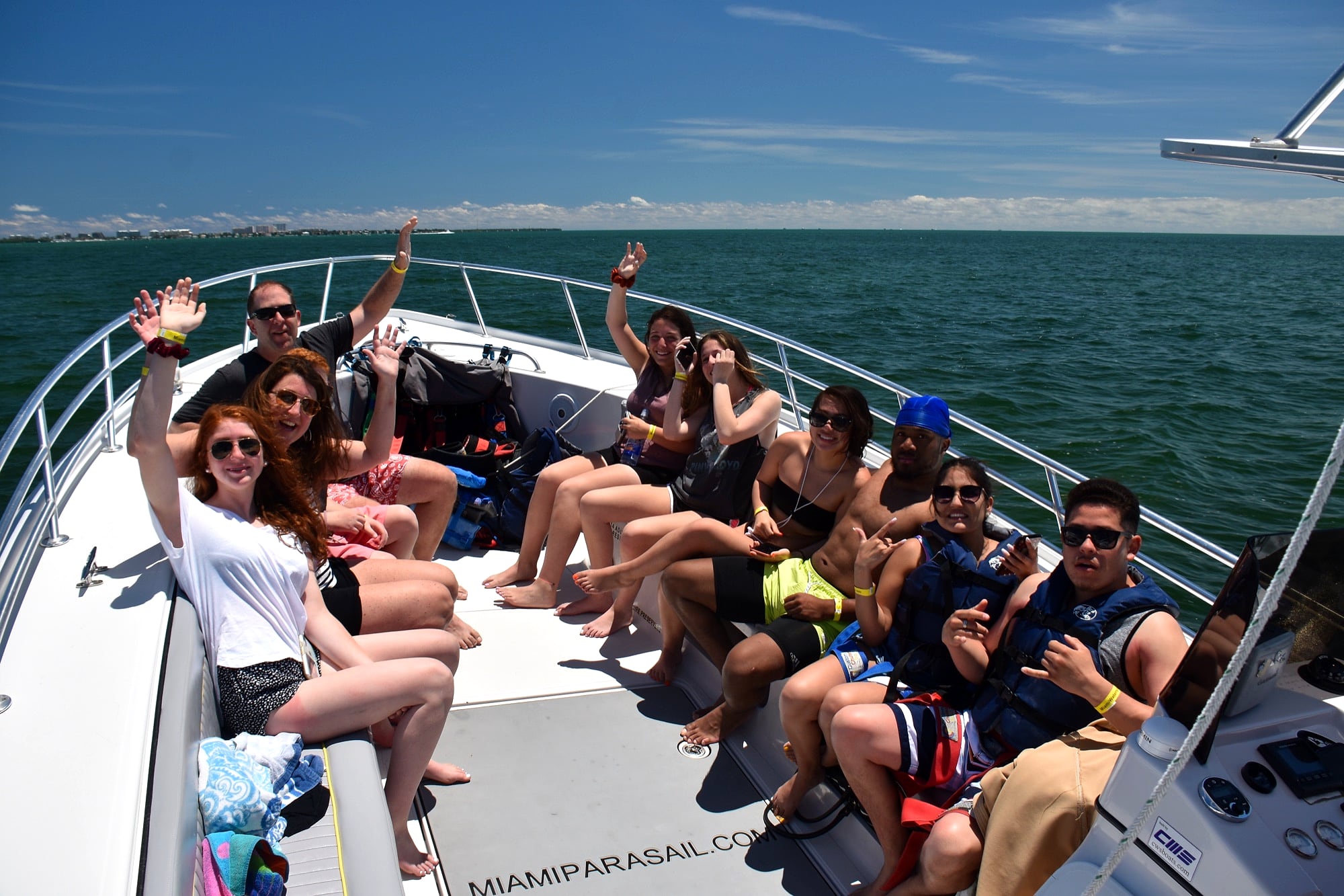 Parasailing at Miami Parasail — Miami, Dinner Key Marina