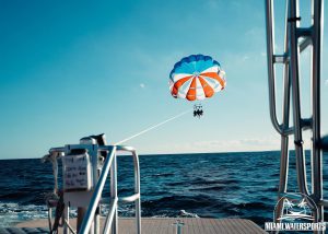 Sky view from Miami South Beach parasail